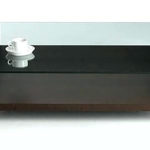 Τραπεζάκι σαλονιού Τετράγωνο Τζάμι 80χ70x0,40 ύψος