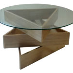 Τραπεζάκι Σαλονιού Round 80χ80x0,40 ύψος