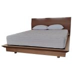 Κρεβάτι Walnut από καπλαμά φυσικό δρυ. Η διάσταση του κρεβατιού μπορεί να διαφοροποιηθεί ανάλογα με τις ανάγκες του χώρου σας. Το χρώμα στο ξύλο είναι της επιλογής σας.